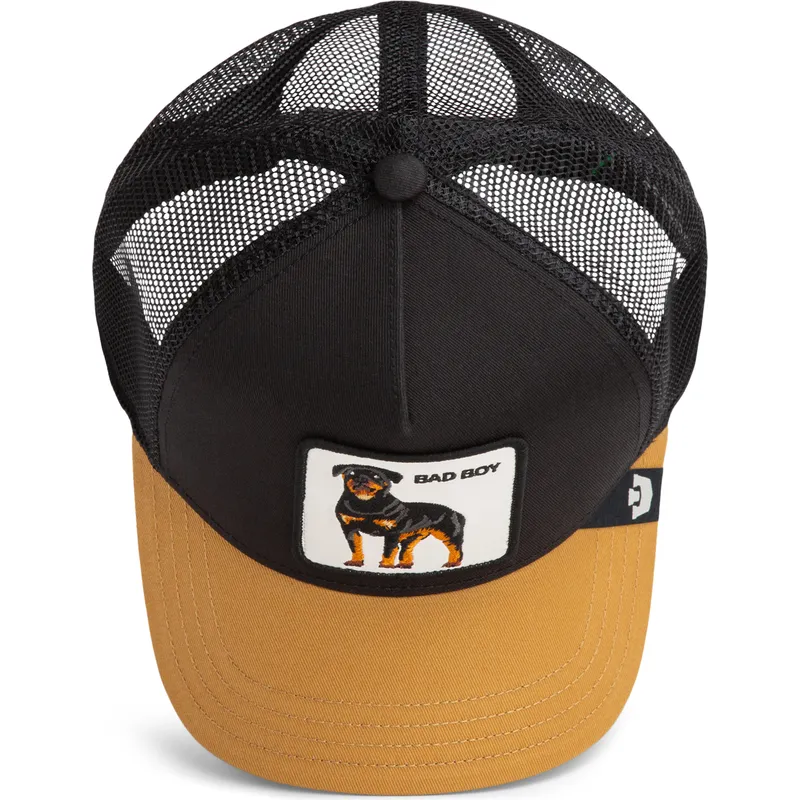 shapka-izvita-traker-cherna-snapbek-bad-boy-the-farm-ot-goorin-bros