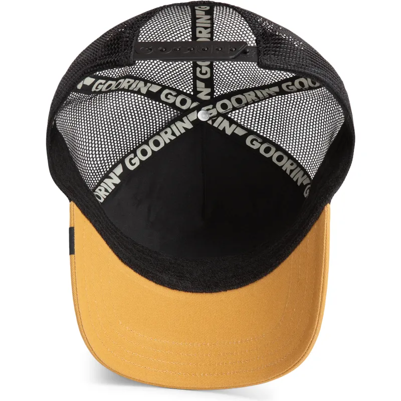 shapka-izvita-cherna-snapback-the-farm-ot-goorin-bros