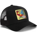 shapka-izvita-traker-cherna-snapbek-cock-rooster-pop-art-2-the-farm-ot-goorin-bros