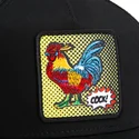 shapka-izvita-traker-cherna-snapbek-cock-rooster-pop-art-2-the-farm-ot-goorin-bros