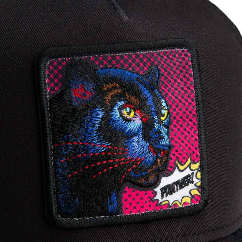 gorra-trucker-negra-pantera-panther-pop-art-2-the-farm-de-goorin-bros