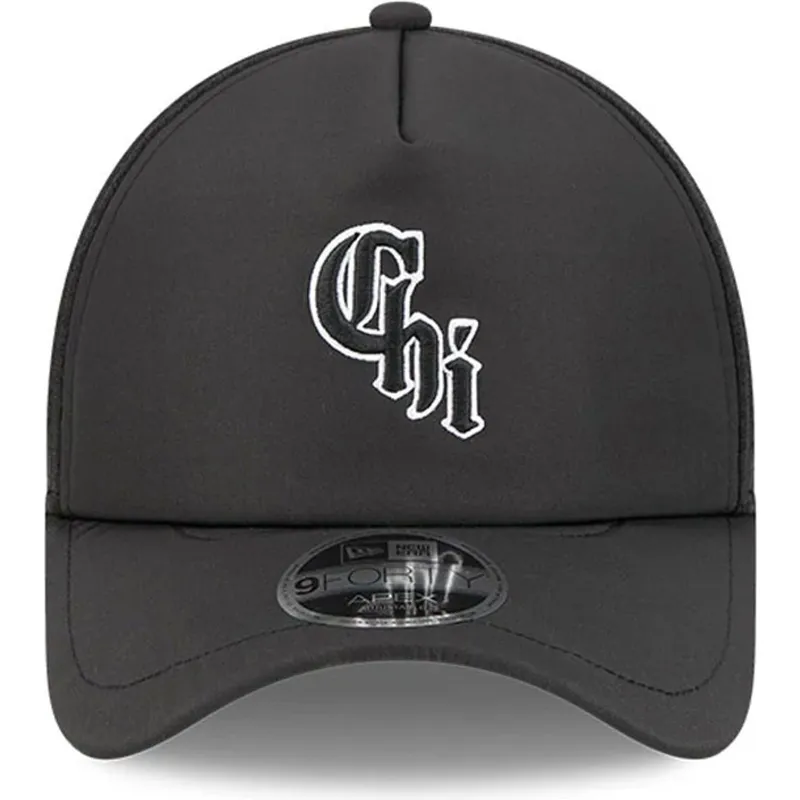 shapka-izvita-traker-cherna-snapbek-9forty-apex-bp-chi-na-chicago-white-sox-mlb-ot-new-era