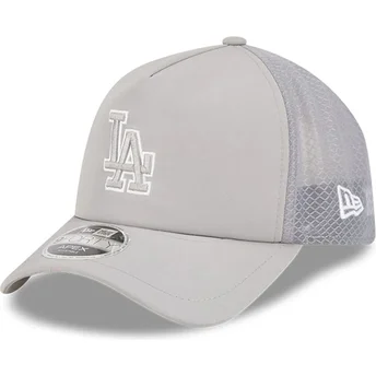 Gorra trucker gris 9FORTY APEX Batting Practice de Los Angeles Dodgers MLB de New Era