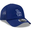 blaue-trucker-kappe-9forty-apex-batting-practice-der-los-angeles-dodgers-mlb-von-new-era