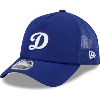 Шапка извита шапка тракер синя снапбек 9FORTY APEX Batting Practice на Los Angeles Dodgers MLB от New Era