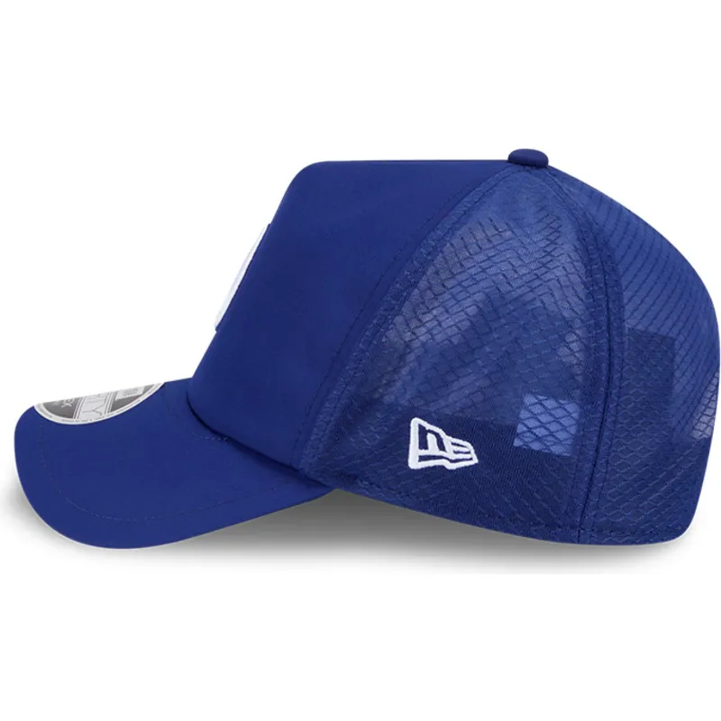 casquette-trucker-bleue-9forty-apex-batting-practice-logo-los-angeles-dodgers-mlb-new-era