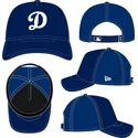 blaue-trucker-kappe-9forty-apex-batting-practice-logo-der-los-angeles-dodgers-mlb-von-new-era