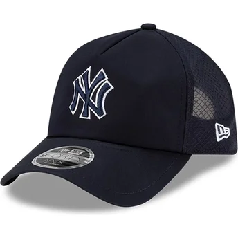 Шапка извита тъмносин snapback con logo 9FORTY APEX Batting Practice на New York Yankees MLB от New Era