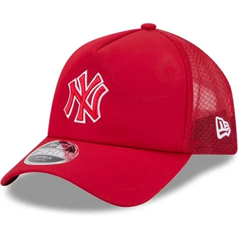 Κόκκινο trucker καπέλο με κόκκινο λογότυπο 9FORTY APEX Batting Practice των New York Yankees MLB από New Era