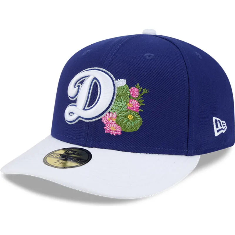 casquette-courbee-bleue-et-blanche-ajustee-59fifty-spring-training-los-angeles-dodgers-mlb-new-era