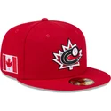rote-angepasste-59fifty-flachkappe-canada-2026-world-baseball-classic-von-new-era