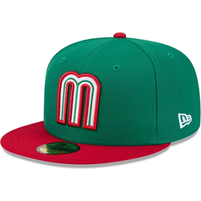 shapka-ploska-zelena-prilepnala-59fifty-mexico-2026-world-baseball-classic-na-world-baseball-classic-ot-new-era