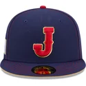 marineblaue-angepasste-59fifty-flatcap-japan-2026-world-baseball-classic-von-new-era