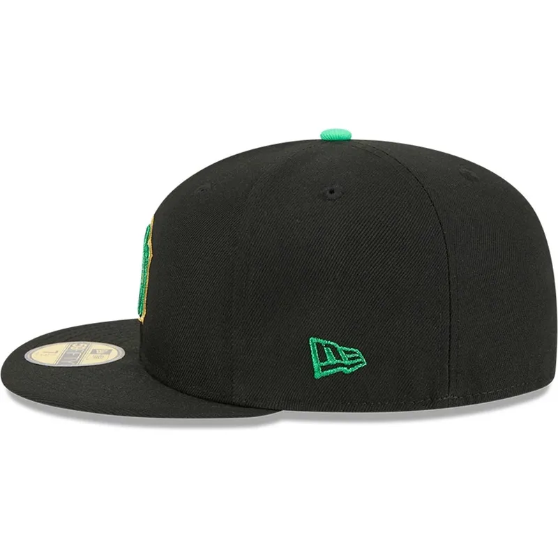 schwarze-anliegende-59fifty-flatcap-saint-patrick-s-day-der-new-york-yankees-mlb-von-new-era