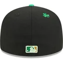 schwarze-anliegende-59fifty-flatcap-saint-patrick-s-day-der-new-york-yankees-mlb-von-new-era