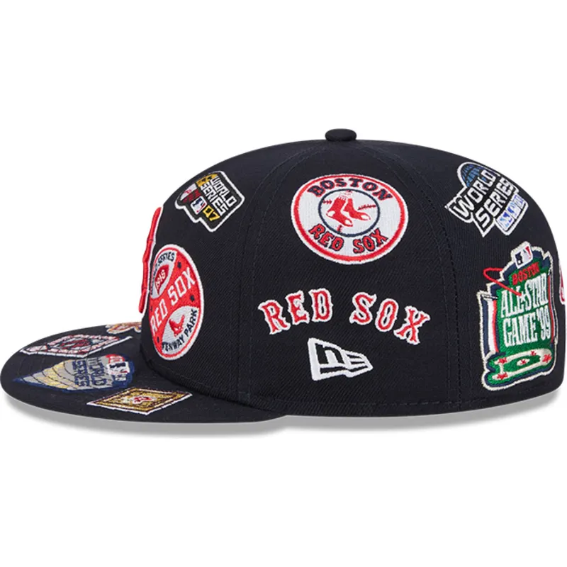 flad-kasket-marinebla-tilpasset-59fifty-all-over-fra-boston-red-sox-mlb-fra-new-era