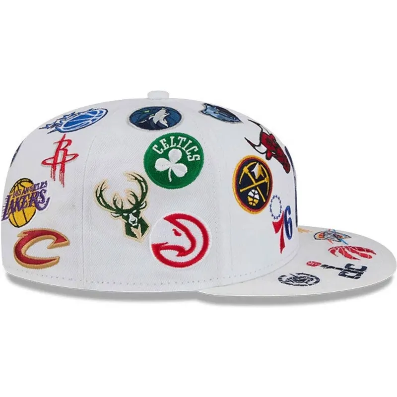 new-era-flat-brim-59fifty-all-over-nba-white-fitted-cap