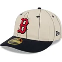 shapka-izvita-bezhov-reguliruema-59fifty-retro-crown-linen-na-boston-red-sox-mlb-ot-new-era