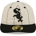 shapka-ploska-bezhov-prilepnala-59fifty-retro-crown-linen-na-chicago-white-sox-mlb-ot-new-era