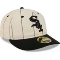 shapka-ploska-bezhov-prilepnala-59fifty-retro-crown-linen-na-chicago-white-sox-mlb-ot-new-era