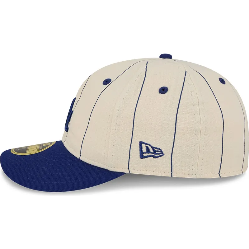 shapka-izvita-bezhov-reguliruema-59fifty-retro-crown-linen-na-los-angeles-dodgers-mlb-ot-new-era