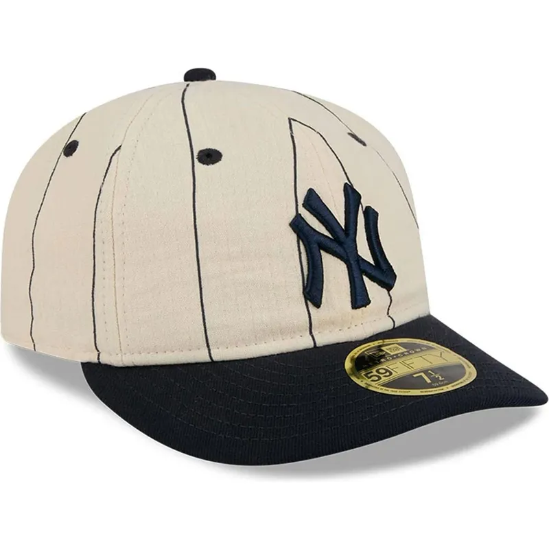 new-era-curved-brim-59fifty-retro-crown-linen-new-york-yankees-mlb-beige-fitted-cap