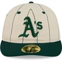 shapka-izvita-bezhov-reguliruema-59fifty-retro-crown-linen-na-oakland-athletics-mlb-ot-new-era