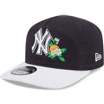 Marineblå curved snapback kasket 19TWENTY Spring Training fra New York Yankees MLB fra New Era