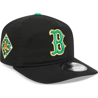 Casquette courbée noire snapback 19TWENTY Saint Patrick's Day Boston Red Sox MLB New Era