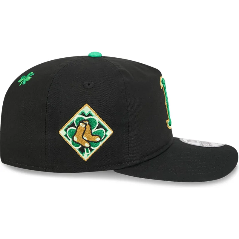 new-era-curved-brim-19twenty-saint-patrick-s-day-boston-red-sox-mlb-black-snapback-cap