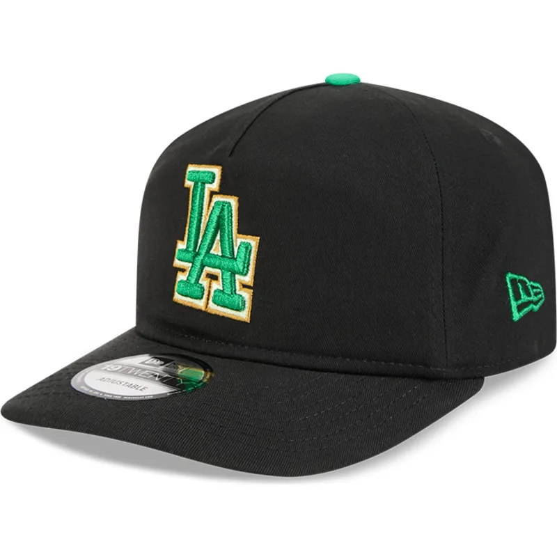 casquette-courbee-noire-snapback-19twenty-saint-patrick-s-day-los-angeles-dodgers-mlb-new-era