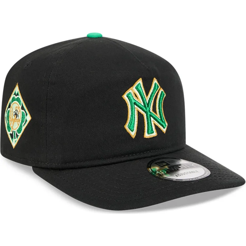 shapka-izvita-cherna-snapbek-19twenty-saint-patrick-s-day-na-new-york-yankees-mlb-ot-new-era