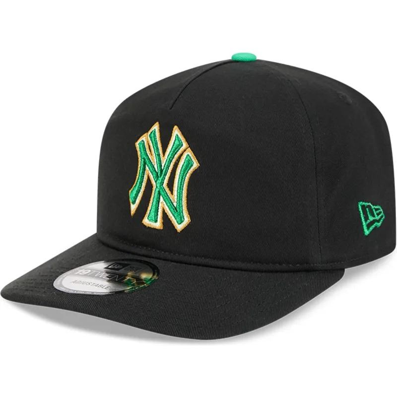 shapka-izvita-cherna-snapbek-19twenty-saint-patrick-s-day-na-new-york-yankees-mlb-ot-new-era