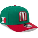 gorra-curva-verde-y-roja-snapback-9seventy-stretch-snap-mexico-2026-world-baseball-classic-de-new-era