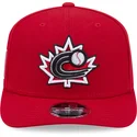 new-era-curved-brim-9seventy-stretch-snap-canada-2026-world-baseball-classic-red-snapback-cap