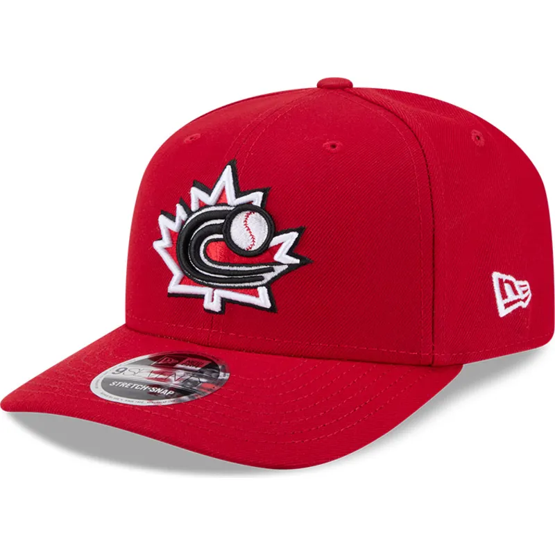 casquette-courbee-rouge-snapback-9seventy-stretch-snap-canada-2026-world-baseball-classic-new-era