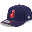marineblaue-gebogene-snapback-kappe-9seventy-stretch-snap-japan-2026-world-baseball-classic-von-new-era