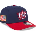 casquette-courbee-bleue-marine-et-rouge-snapback-9seventy-stretch-snap-usa-2026-world-baseball-classic-new-era