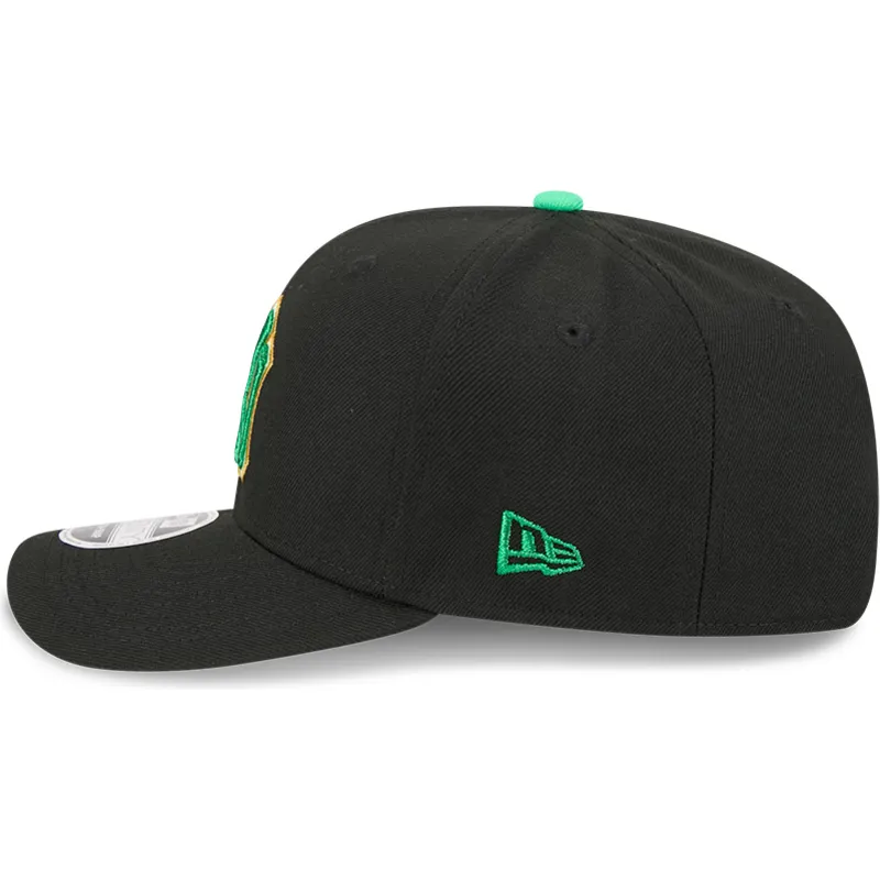 sort-buet-snapback-kasket-9seventy-stretch-snap-saint-patrick-s-day-fra-new-york-yankees-mlb-fra-new-era