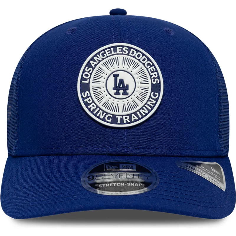 shapka-izvita-traker-sinya-snapbek-9seventy-stretch-snap-circle-spring-training-na-los-angeles-dodgers-mlb-ot-new-era