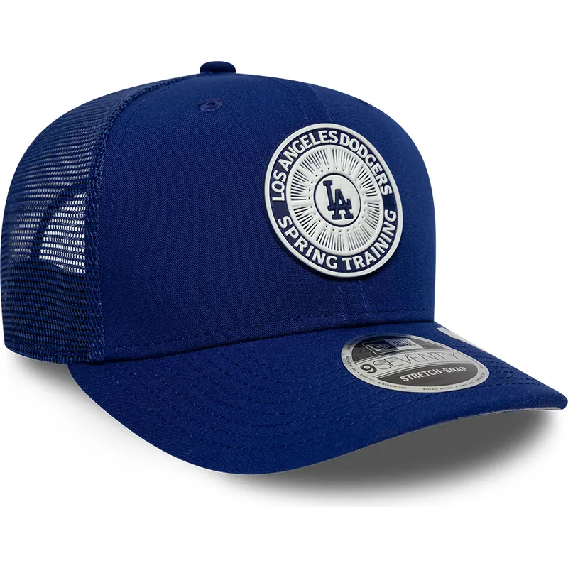 shapka-izvita-traker-sinya-snapbek-9seventy-stretch-snap-circle-spring-training-na-los-angeles-dodgers-mlb-ot-new-era
