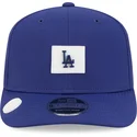 blaue-gebogene-snapback-kappe-9seventy-stretch-snap-clubhouse-der-los-angeles-dodgers-mlb-von-new-era