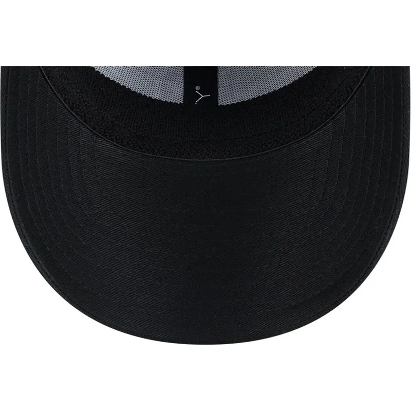 justeret-sort-trucker-kasket-med-sort-logo-39thirty-evergreen-neo-fra-los-angeles-dodgers-mlb-fra-new-era