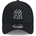 shapka-izvita-cherna-reguliran-con-logo-39thirty-evergreen-neo-na-new-york-yankees-mlb-ot-new-era