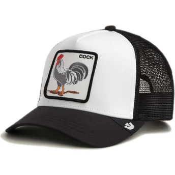 Шапка извита черна snapback на Gorra trucker blanca y negra gallo Cock Rooster The Farm The Farm от Goorin Bros.