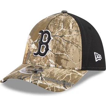 Gebogene Kappe Camouflage angepasst 39THIRTY M-Crown A Frame Realtree Boston Red Sox MLB von New Era