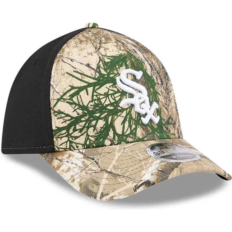 gebogene-kappe-camouflage-angepasst-39thirty-m-crown-a-frame-realtree-von-chicago-white-sox-mlb-von-new-era