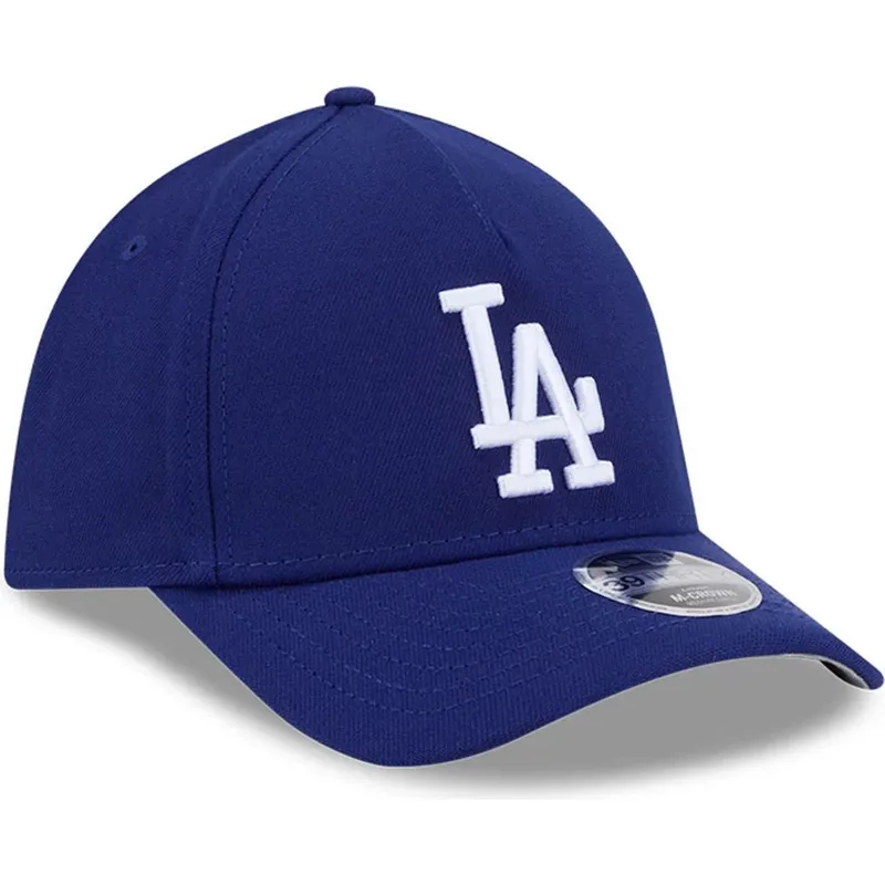 casquette-courbee-bleue-ajustee-39thirty-m-crown-a-frame-los-angeles-dodgers-mlb-new-era