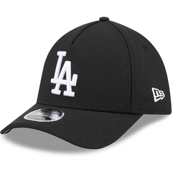 Шапка извита черна регулируема 39THIRTY M-Crown A Frame на Los Angeles Dodgers MLB от New Era