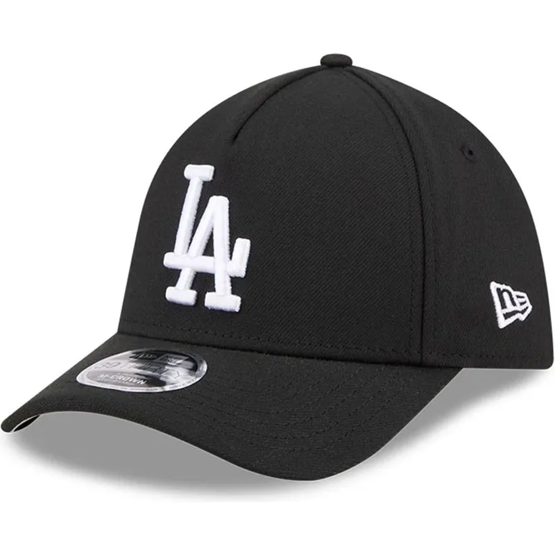 shapka-izvita-cherna-reguliruema-39thirty-m-crown-a-frame-na-los-angeles-dodgers-mlb-ot-new-era